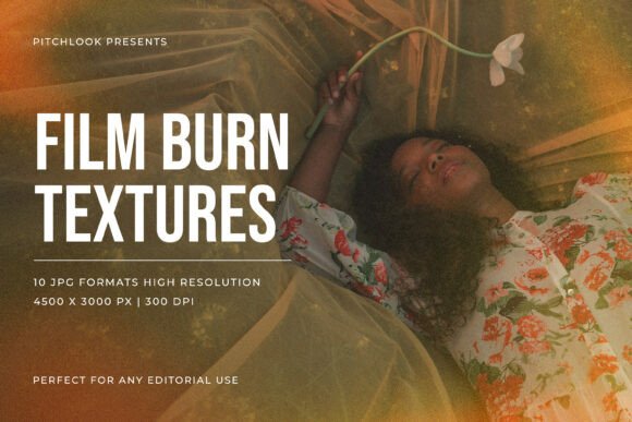 Bring Vintage Warmth to Your Visuals with Film Burn Textures