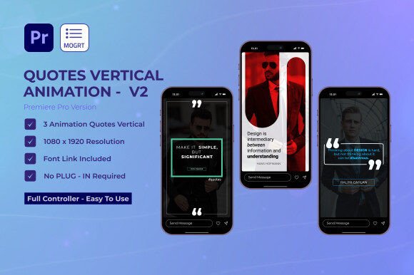 Elevate Social Media with Quotes Stories V2 for Premiere Pro