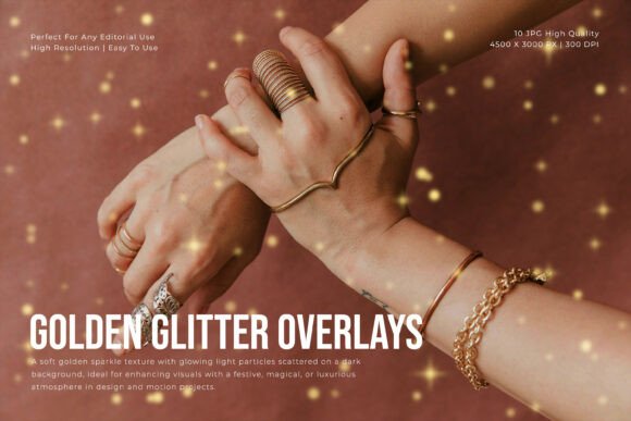 Golden Glitter Overlays: A Designer's Secret to Instant Luxury