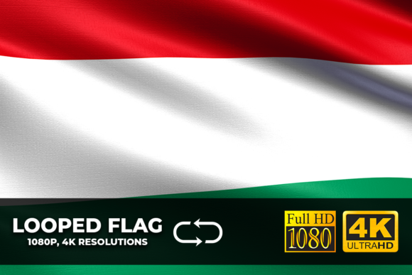 Hungary Looping Flag 4K: Cinematic Motion for Modern Design