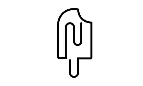 Ice Cream Line Art Animation: A Healthy Cool Icon
