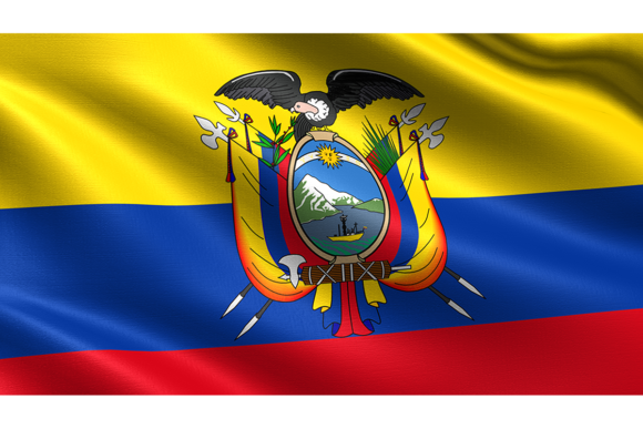 Mastering the Ecuador Flag Waving Fabric Texture in Design