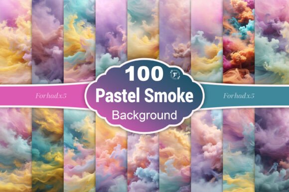 Pastel Smoke Background: Adding Ethereal Depth to Your Work