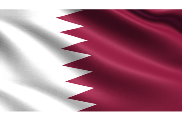 Qatar Flag Waving Fabric Texture: A Realistic Design Asset