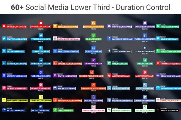 Social Media Lower Third | Premiere Pro: Elevate Your Brand